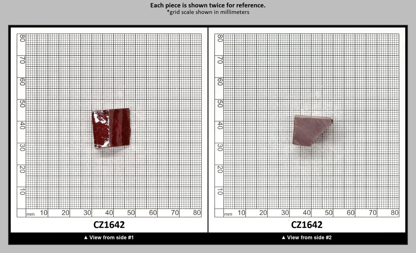 Garnet Cubic Zirconia Faceting Rough for Gem Cutting - Various Sizes : CZ1642