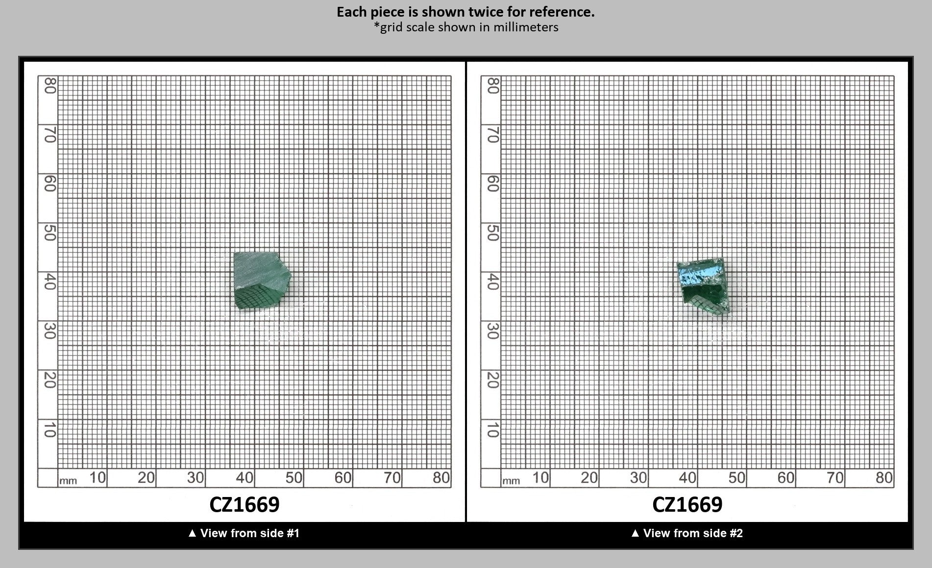 Emerald Cubic Zirconia Faceting Rough for Gem Cutting - Various Sizes : CZ1669
