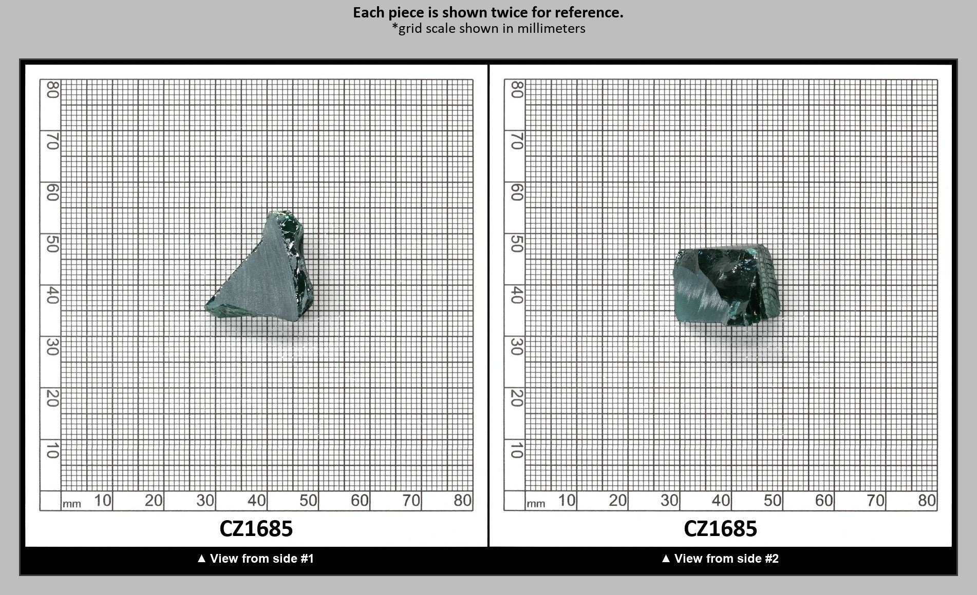 Emerald Cubic Zirconia Faceting Rough for Gem Cutting - Various Sizes : CZ1685