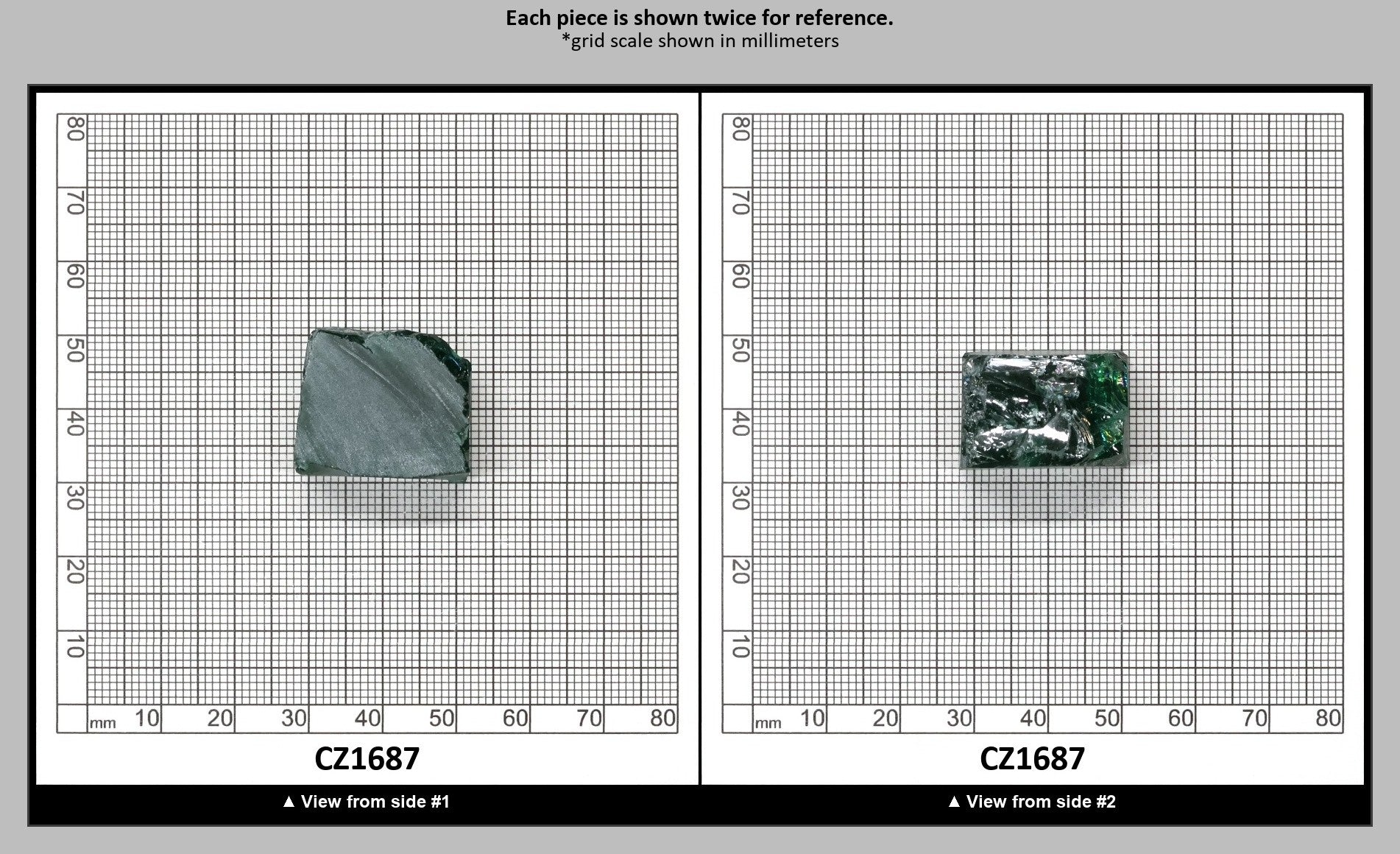 Emerald Cubic Zirconia Faceting Rough for Gem Cutting - Various Sizes : CZ1687