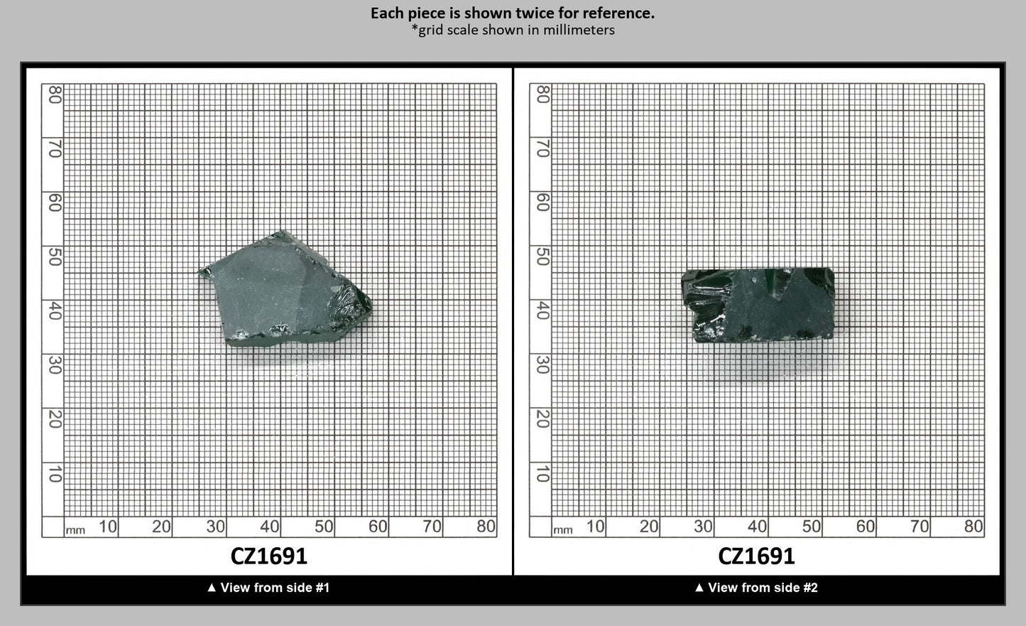 Emerald Cubic Zirconia Faceting Rough for Gem Cutting - Various Sizes : CZ1691