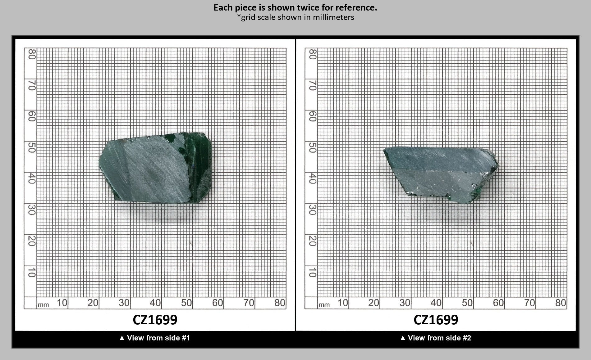 Emerald Cubic Zirconia Faceting Rough for Gem Cutting - Various Sizes : CZ1699