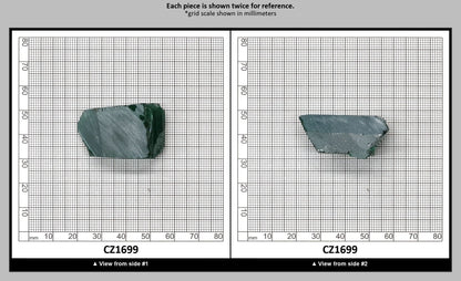 Emerald Cubic Zirconia Faceting Rough for Gem Cutting - Various Sizes : CZ1699