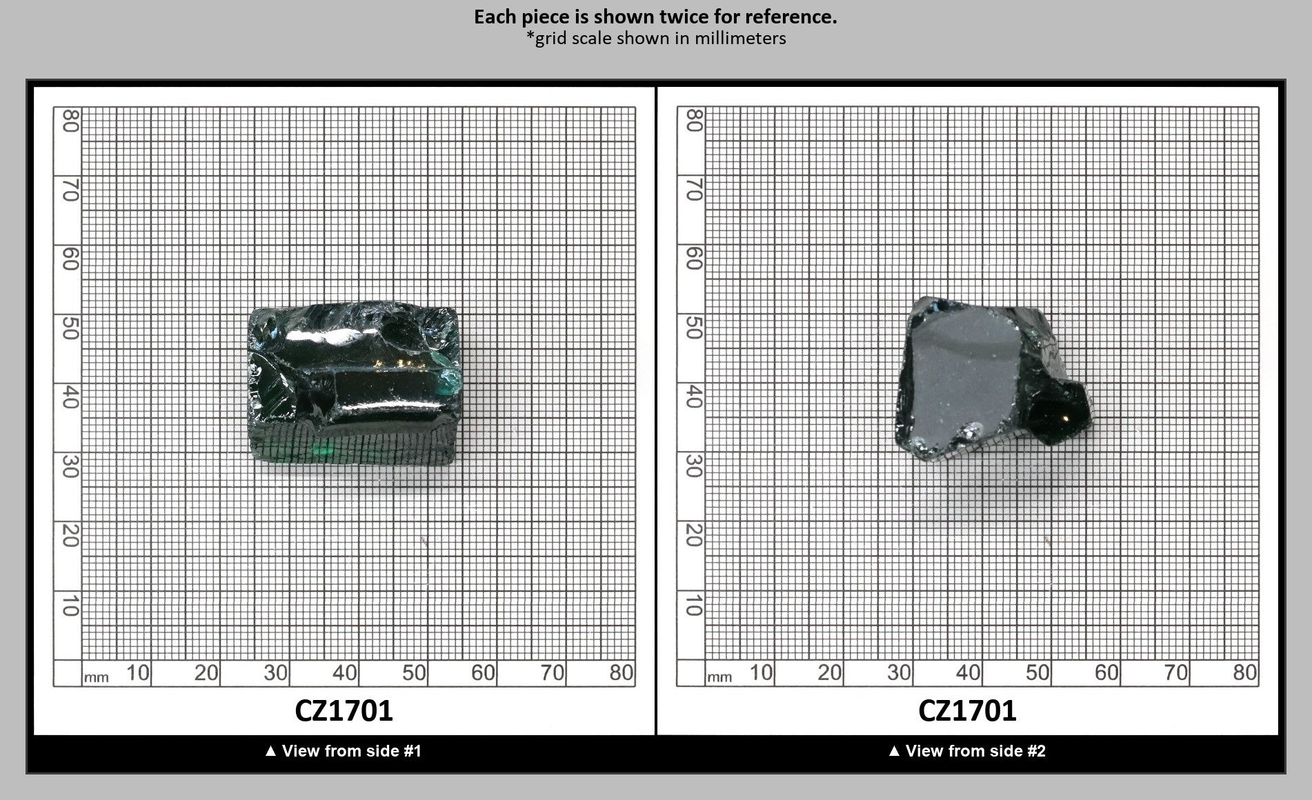 Emerald Cubic Zirconia Faceting Rough for Gem Cutting - Various Sizes : CZ1701