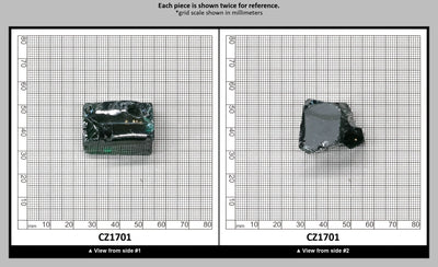 Emerald Cubic Zirconia Faceting Rough for Gem Cutting - Various Sizes : CZ1701