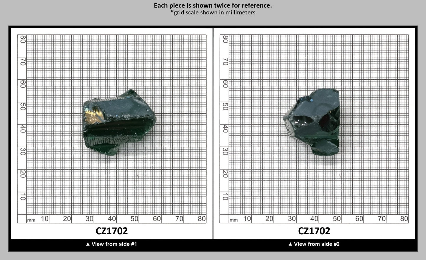 Emerald Cubic Zirconia Faceting Rough for Gem Cutting - Various Sizes : CZ1702