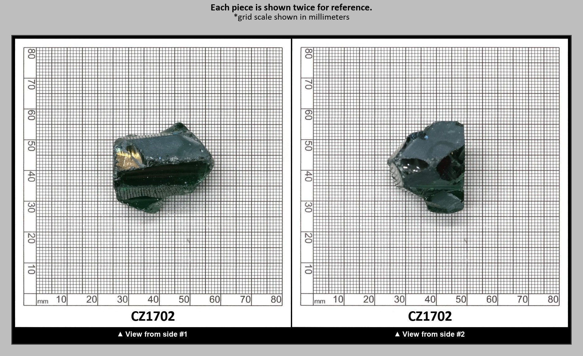 Emerald Cubic Zirconia Faceting Rough for Gem Cutting - Various Sizes : CZ1702