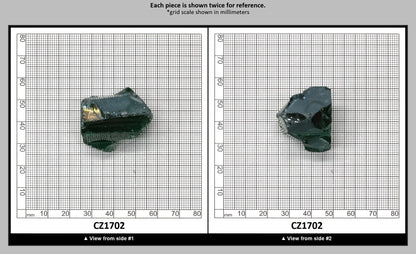 Emerald Cubic Zirconia Faceting Rough for Gem Cutting - Various Sizes : CZ1702