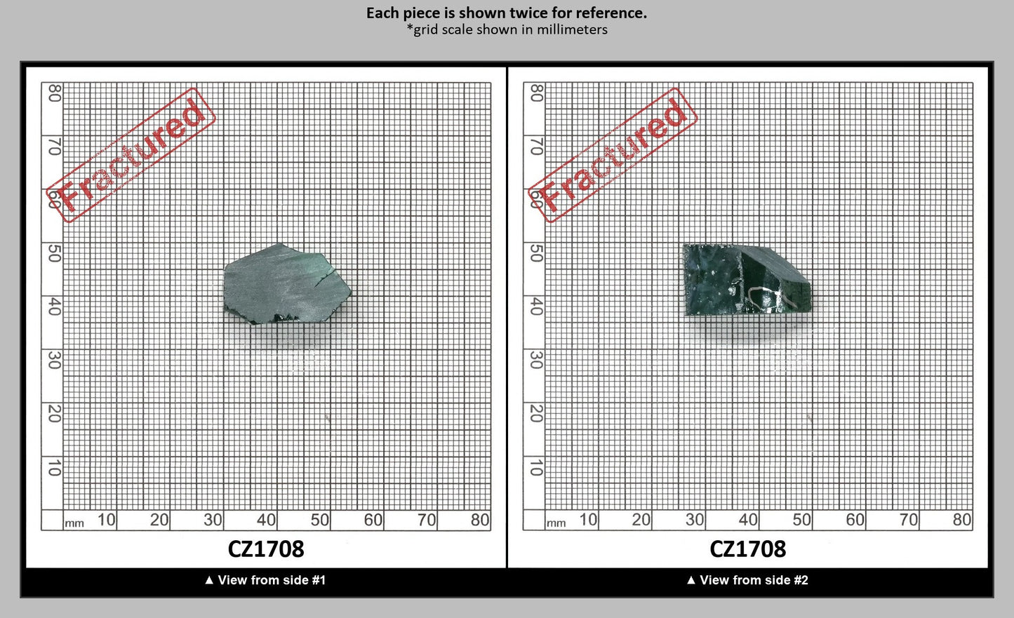 Emerald Cubic Zirconia Faceting Rough for Gem Cutting - Various Sizes : CZ1708