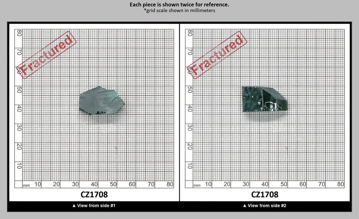 Emerald Cubic Zirconia Faceting Rough for Gem Cutting - Various Sizes : CZ1708