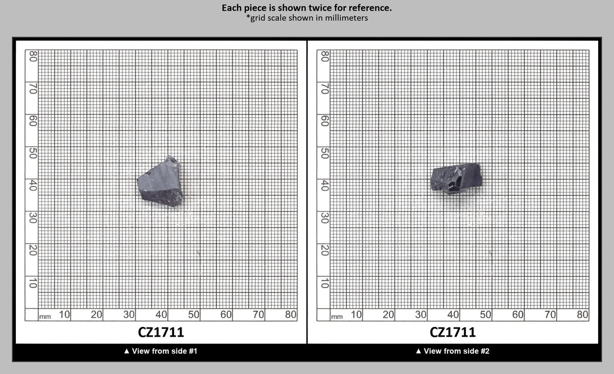 Ocean Grey Diamond Cubic Zirconia Faceting Rough for Gem Cutting - Various Sizes : CZ1711