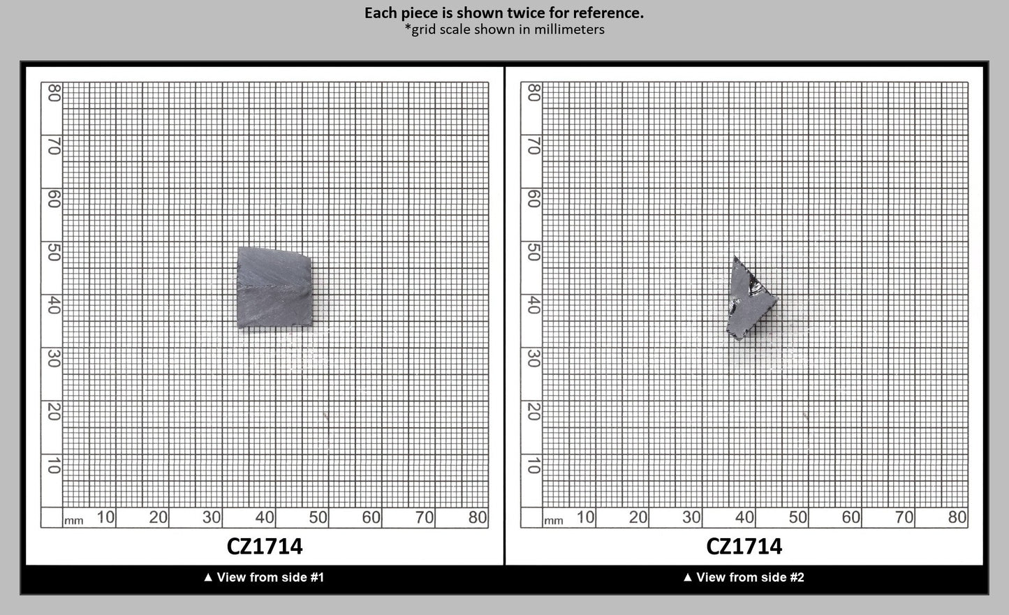 Ocean Grey Diamond Cubic Zirconia Faceting Rough for Gem Cutting - Various Sizes : CZ1714