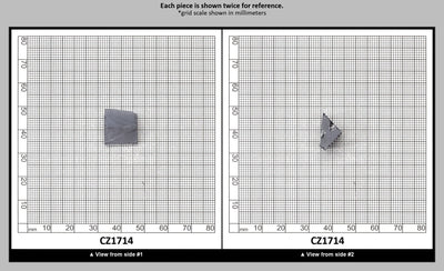 Ocean Grey Diamond Cubic Zirconia Faceting Rough for Gem Cutting - Various Sizes : CZ1714