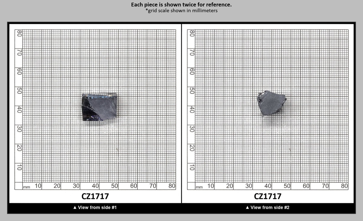 Ocean Grey Diamond Cubic Zirconia Faceting Rough for Gem Cutting - Various Sizes : CZ1717