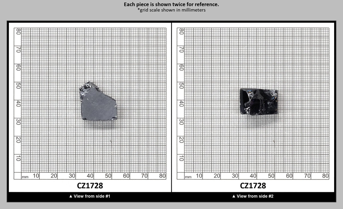 Ocean Grey Diamond Cubic Zirconia Faceting Rough for Gem Cutting - Various Sizes : CZ1728