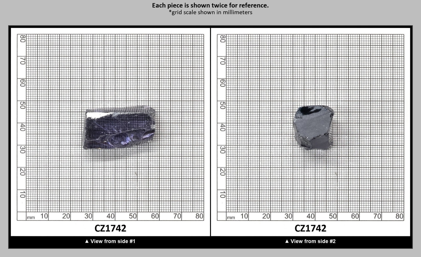 Ocean Grey Diamond Cubic Zirconia Faceting Rough for Gem Cutting - Various Sizes : CZ1742