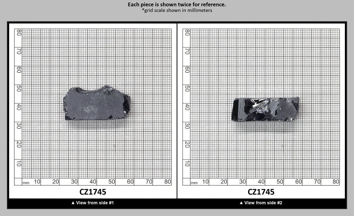 Ocean Grey Diamond Cubic Zirconia Faceting Rough for Gem Cutting - Various Sizes : CZ1745