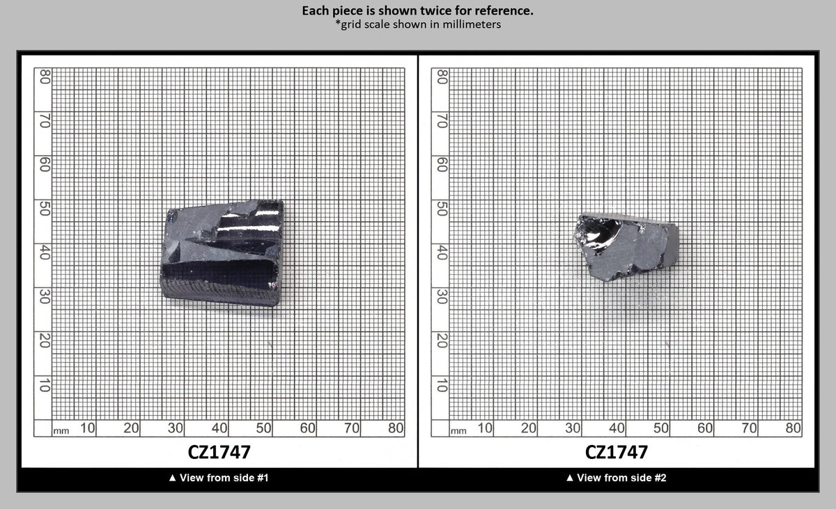 Ocean Grey Diamond Cubic Zirconia Faceting Rough for Gem Cutting - Various Sizes : CZ1747