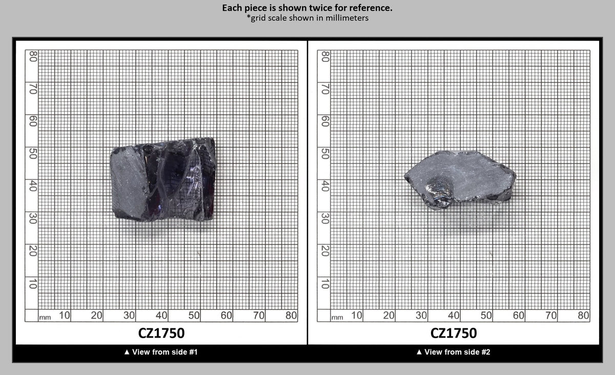 Ocean Grey Diamond Cubic Zirconia Faceting Rough for Gem Cutting - Various Sizes : CZ1750