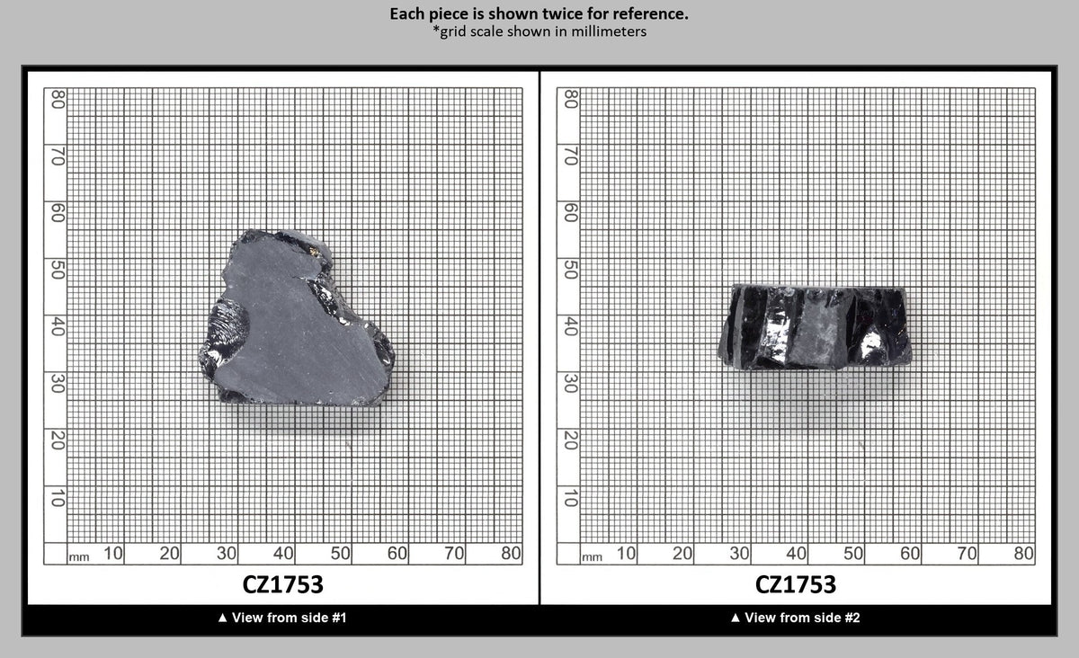 Ocean Grey Diamond Cubic Zirconia Faceting Rough for Gem Cutting - Various Sizes : CZ1753