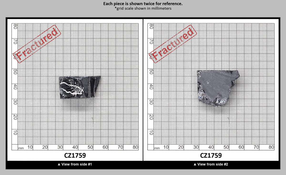 Ocean Grey Diamond Cubic Zirconia Faceting Rough for Gem Cutting - Various Sizes : CZ1759