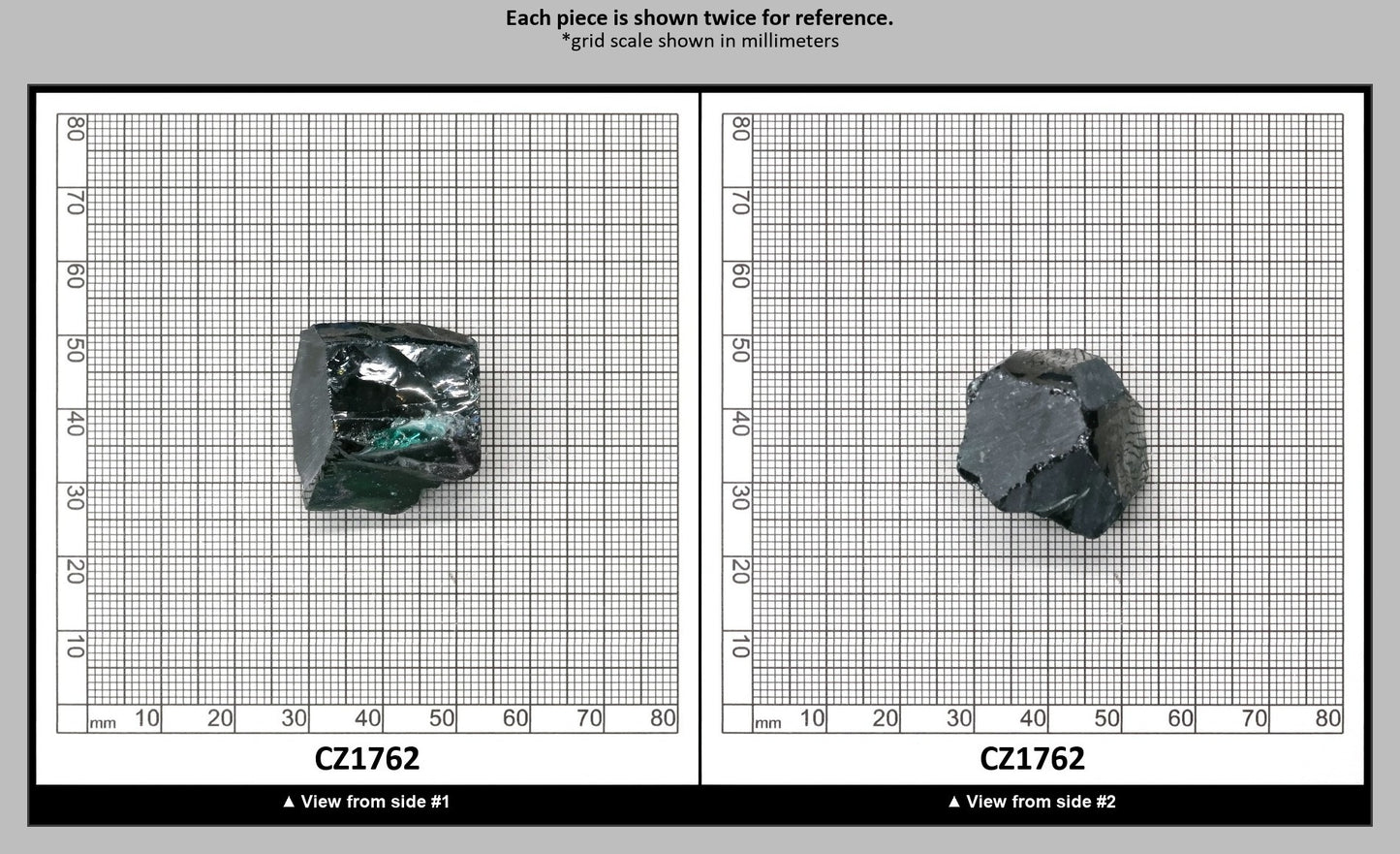 Emerald (Blueish) Cubic Zirconia Faceting Rough for Gem Cutting - Various Sizes : CZ1762