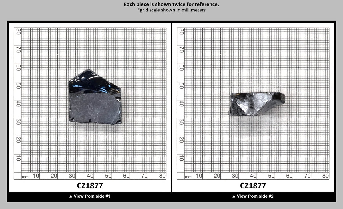 Blue Sapphire Cubic Zirconia Faceting Rough for Gem Cutting - Various Sizes : CZ1877