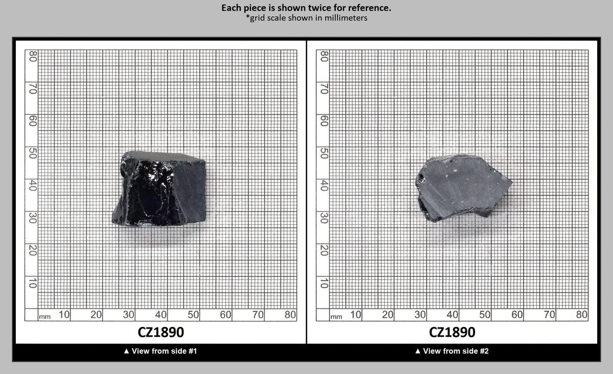 Blue Sapphire Cubic Zirconia Faceting Rough for Gem Cutting - Various Sizes : CZ1890