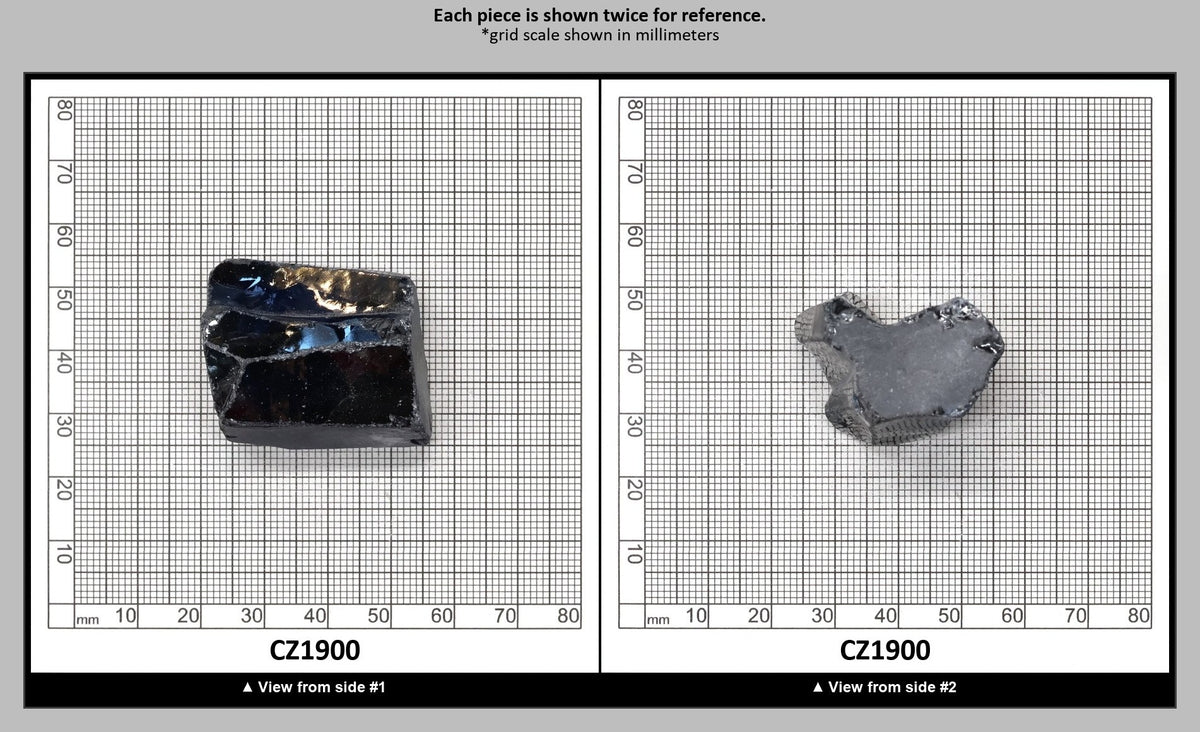 Blue Sapphire Cubic Zirconia Faceting Rough for Gem Cutting - Various Sizes : CZ1900