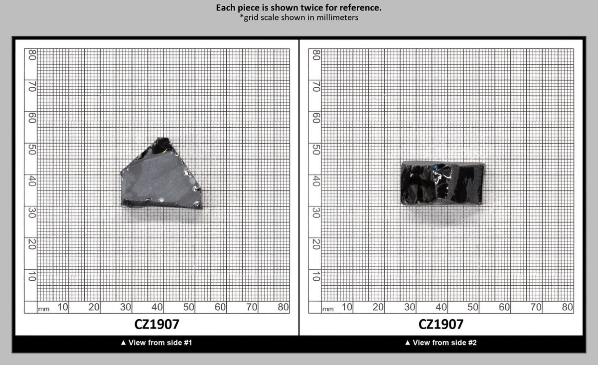 Ocean Grey Diamond Cubic Zirconia Faceting Rough for Gem Cutting - Various Sizes : CZ1907