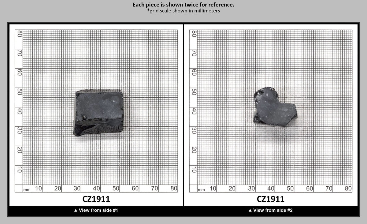 Ocean Grey Diamond Cubic Zirconia Faceting Rough for Gem Cutting - Various Sizes : CZ1911