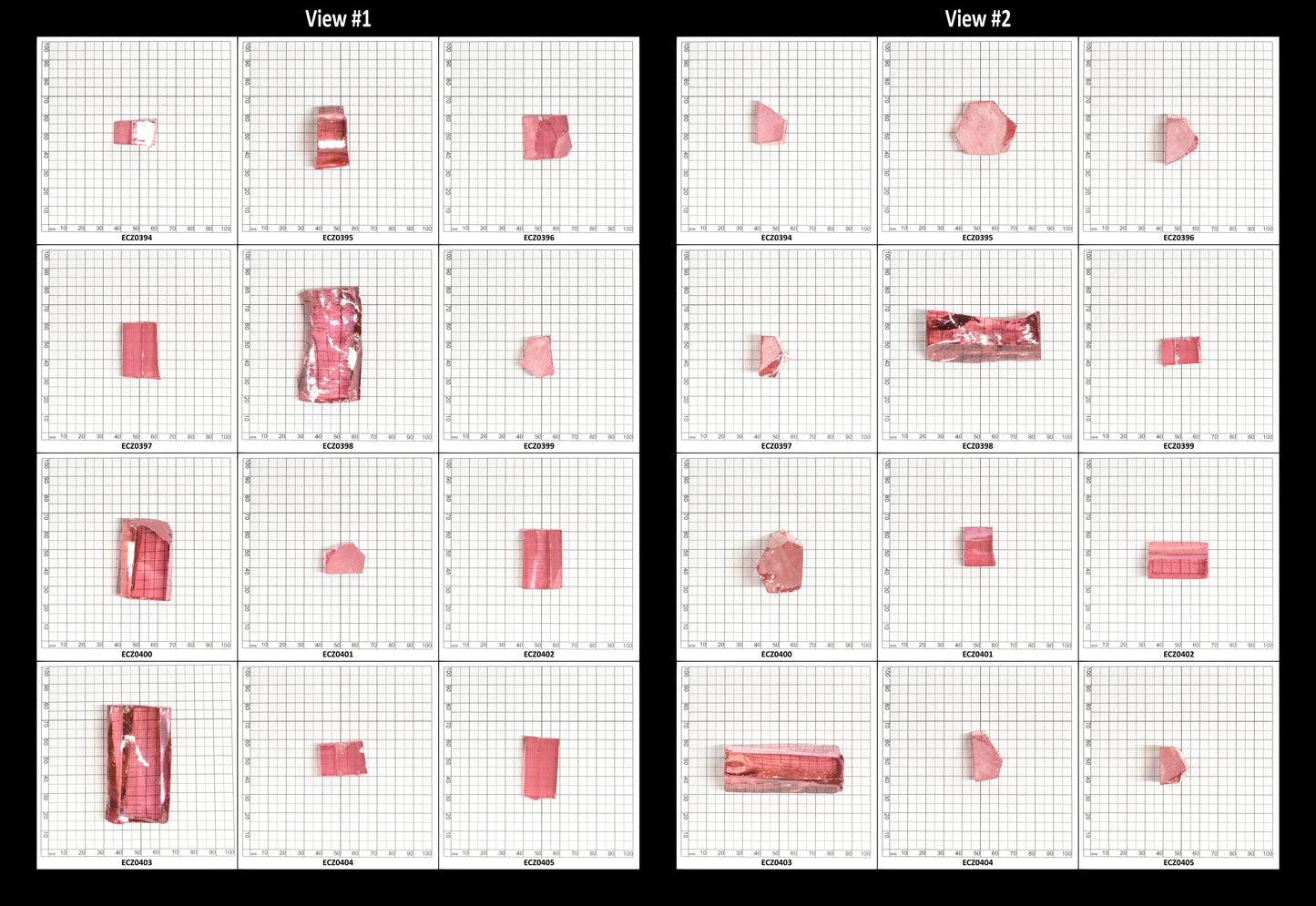 Pink Cubic Zirconia Faceting Rough for Gem Cutting - Various Sizes