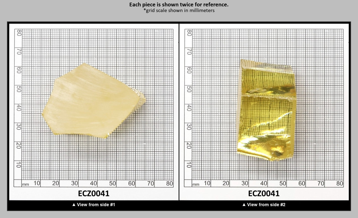 Lemon Cubic Zirconia Faceting Rough for Gem Cutting - Various Sizes : ECZ0041