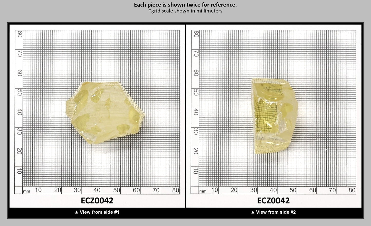 Lemon Cubic Zirconia Faceting Rough for Gem Cutting - Various Sizes : ECZ0042