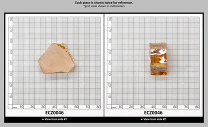 Yellow Cubic Zirconia Faceting Rough for Gem Cutting - Various Sizes : ECZ0046