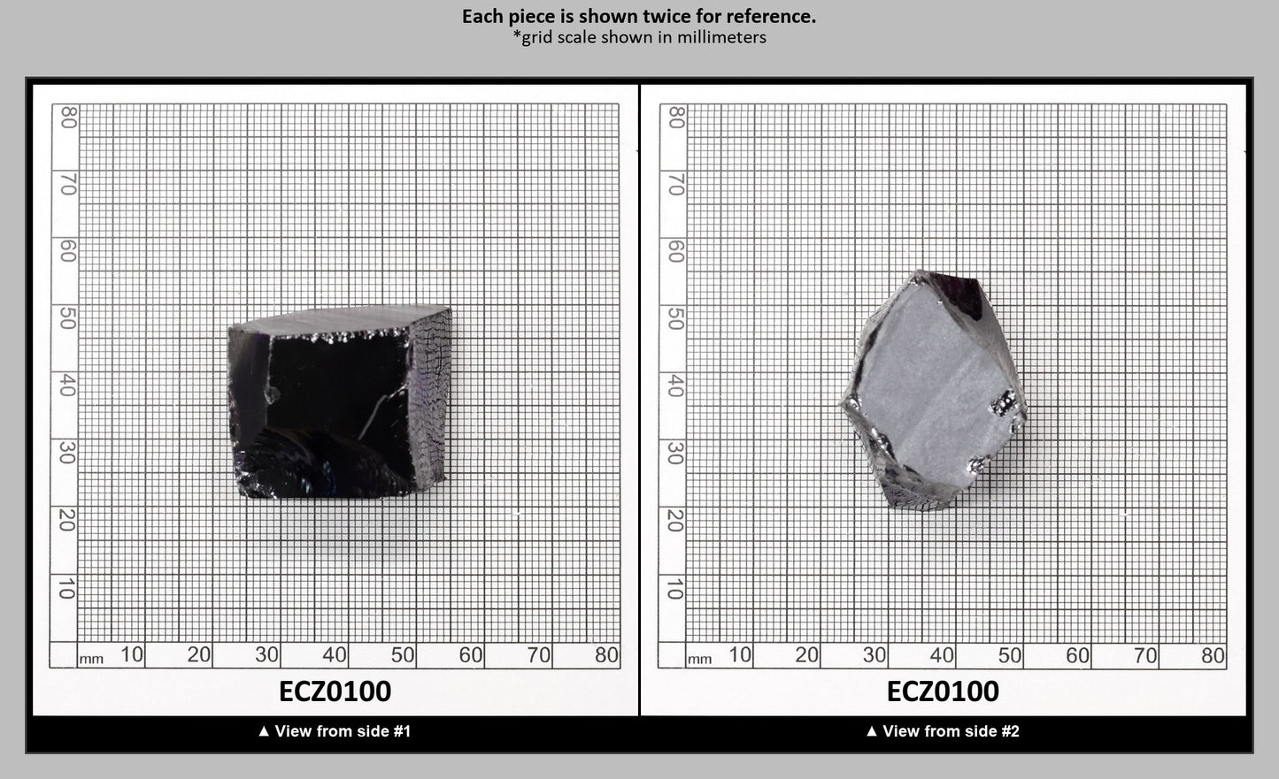 Violet Cubic Zirconia Faceting Rough for Gem Cutting - Various Sizes : ECZ0100