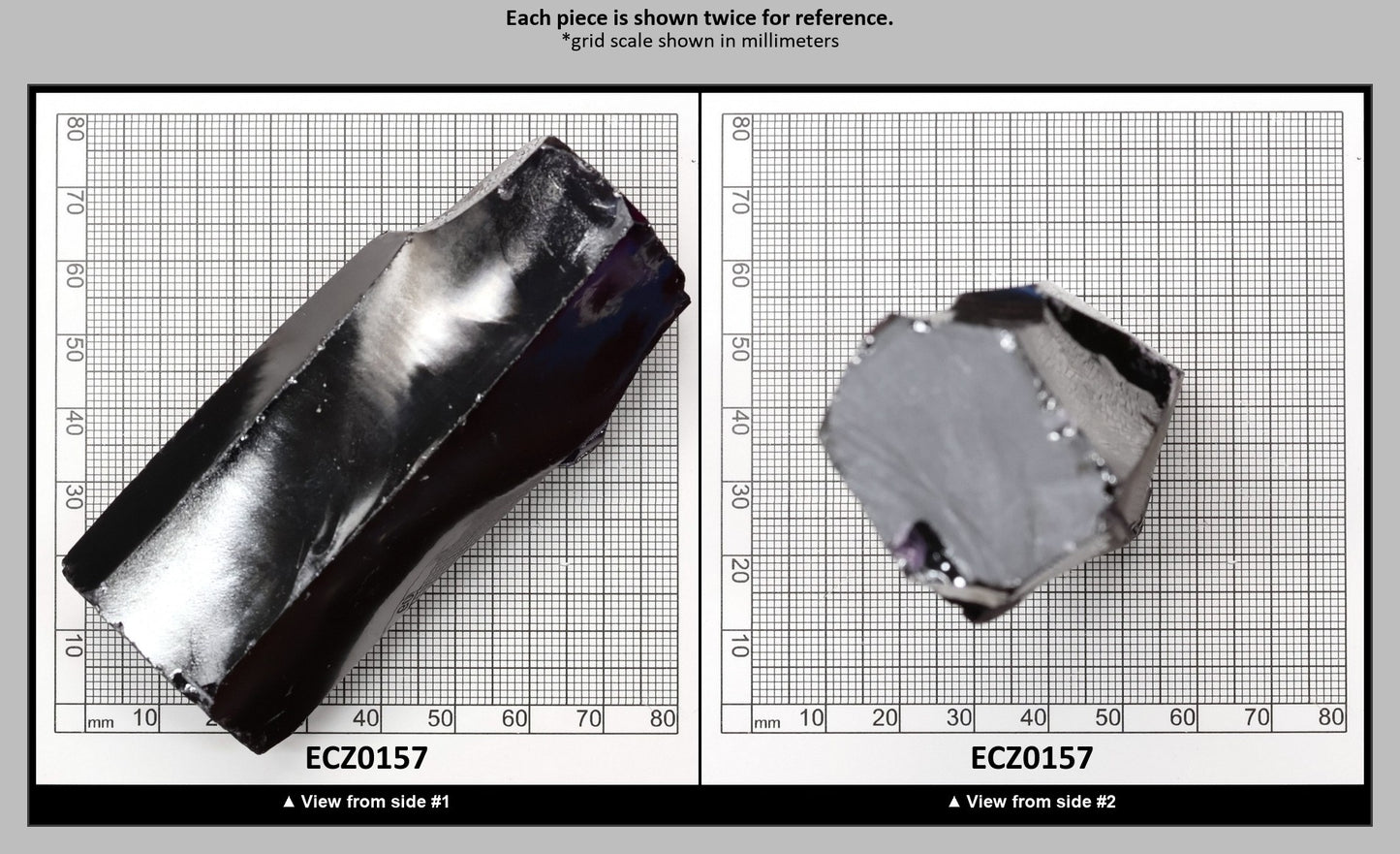 Dark Amethyst Cubic Zirconia Faceting Rough for Gem Cutting - Various Sizes : ECZ0157