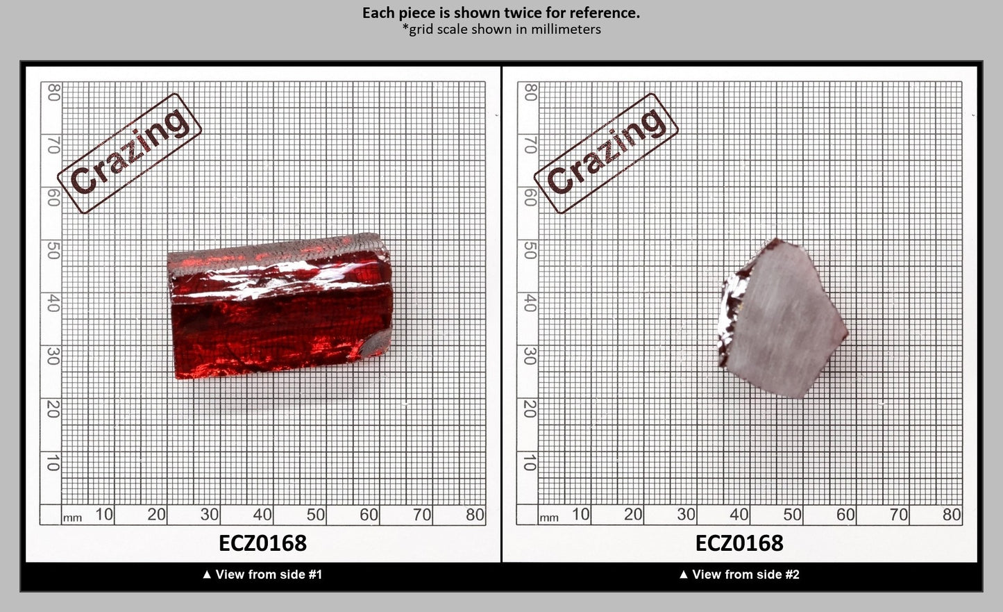 Orange Cubic Zirconia Faceting Rough for Gem Cutting - Various Sizes : ECZ0168