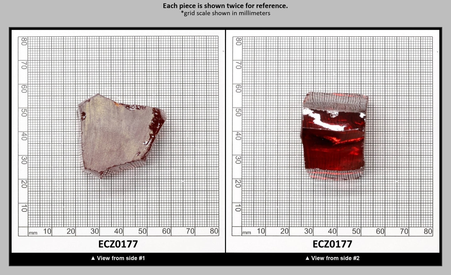 Orange Cubic Zirconia Faceting Rough for Gem Cutting - Various Sizes : ECZ0177