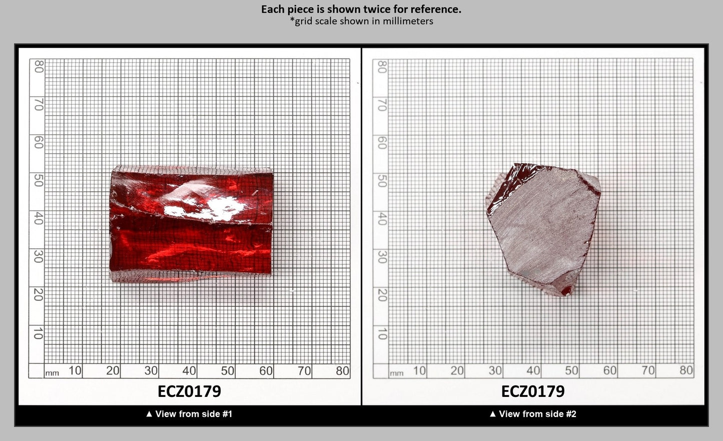 Orange Cubic Zirconia Faceting Rough for Gem Cutting - Various Sizes : ECZ0179