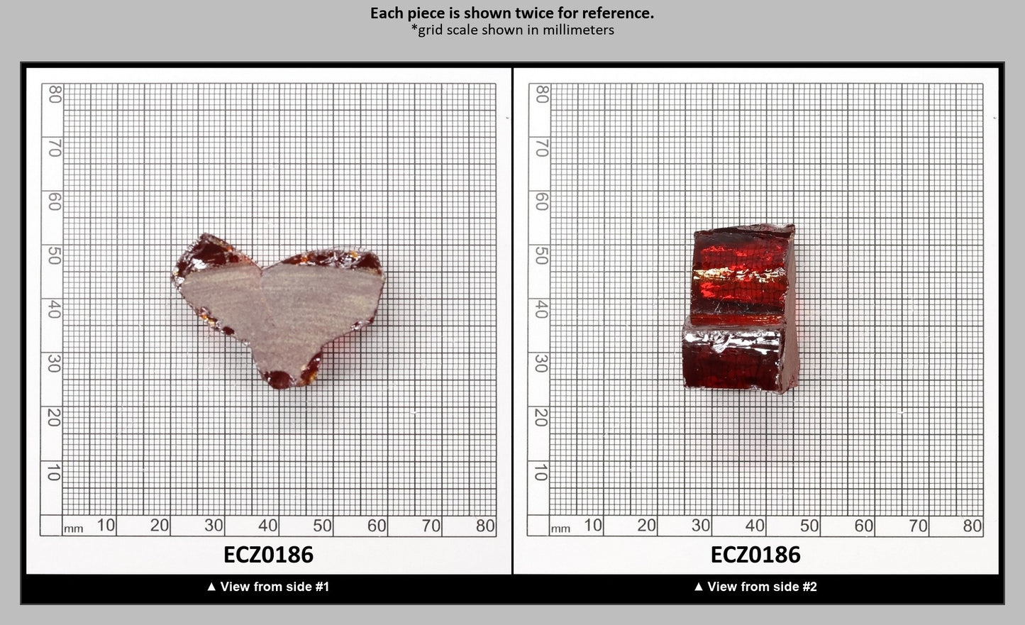 Dark Orange Cubic Zirconia Faceting Rough for Gem Cutting - Various Sizes : ECZ0186