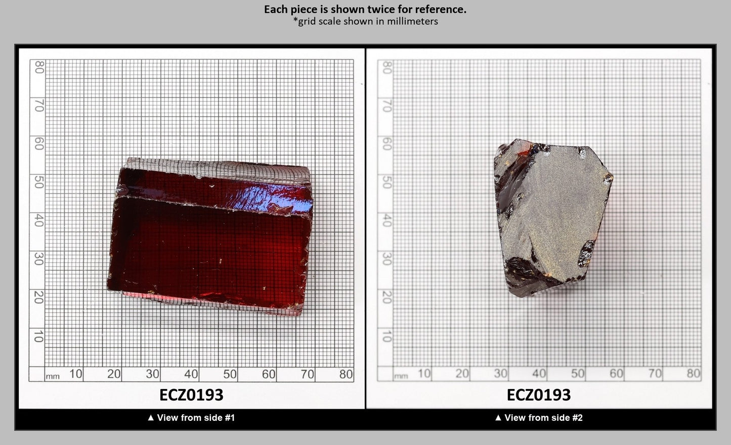 Dark Orange Cubic Zirconia Faceting Rough for Gem Cutting - Various Sizes : ECZ0193
