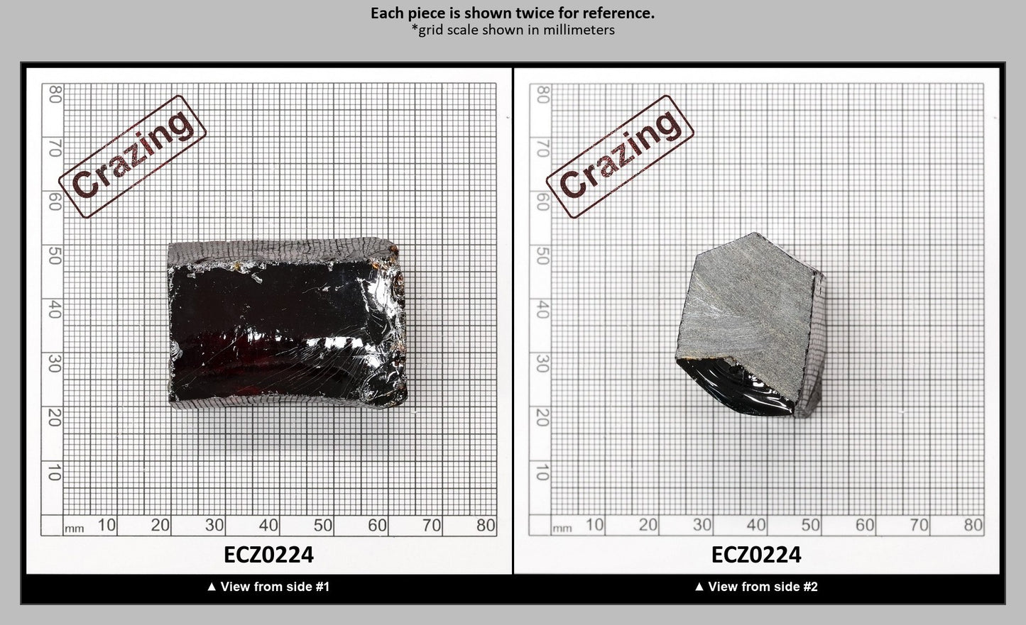 Dark Garnet Cubic Zirconia Faceting Rough for Gem Cutting - Various Sizes : ECZ0224