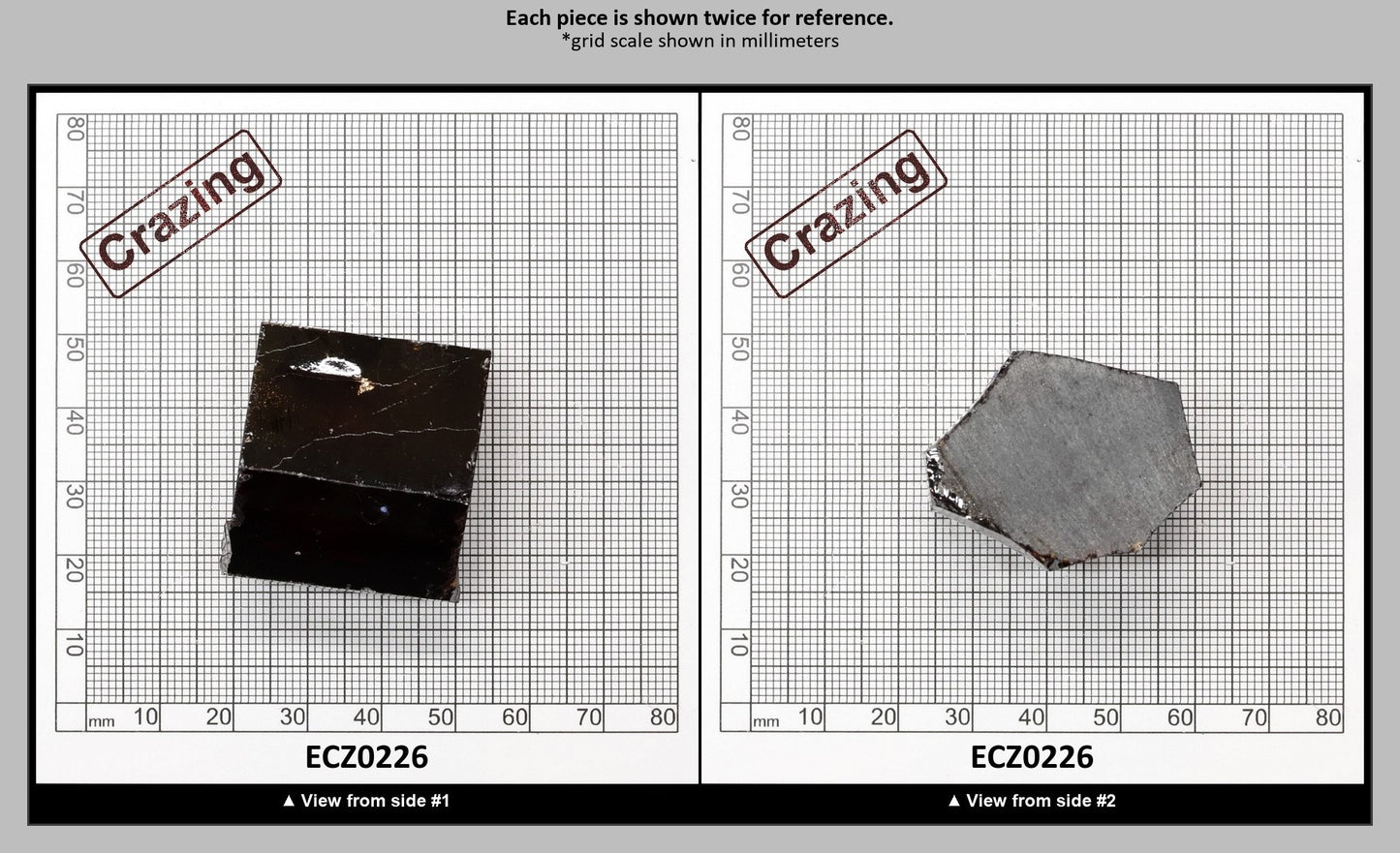 Dark Garnet Cubic Zirconia Faceting Rough for Gem Cutting - Various Sizes : ECZ0226