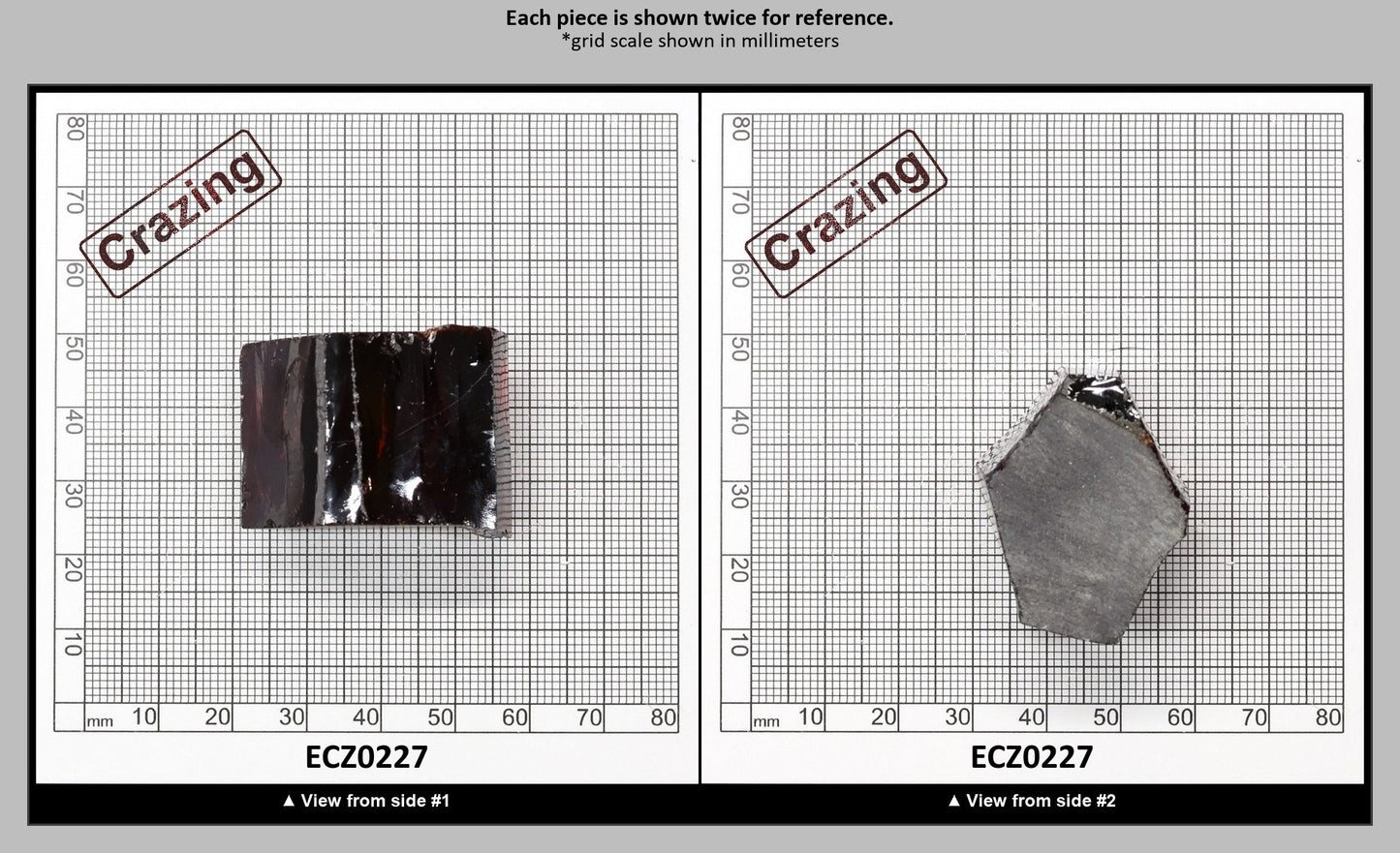 Dark Garnet Cubic Zirconia Faceting Rough for Gem Cutting - Various Sizes : ECZ0227