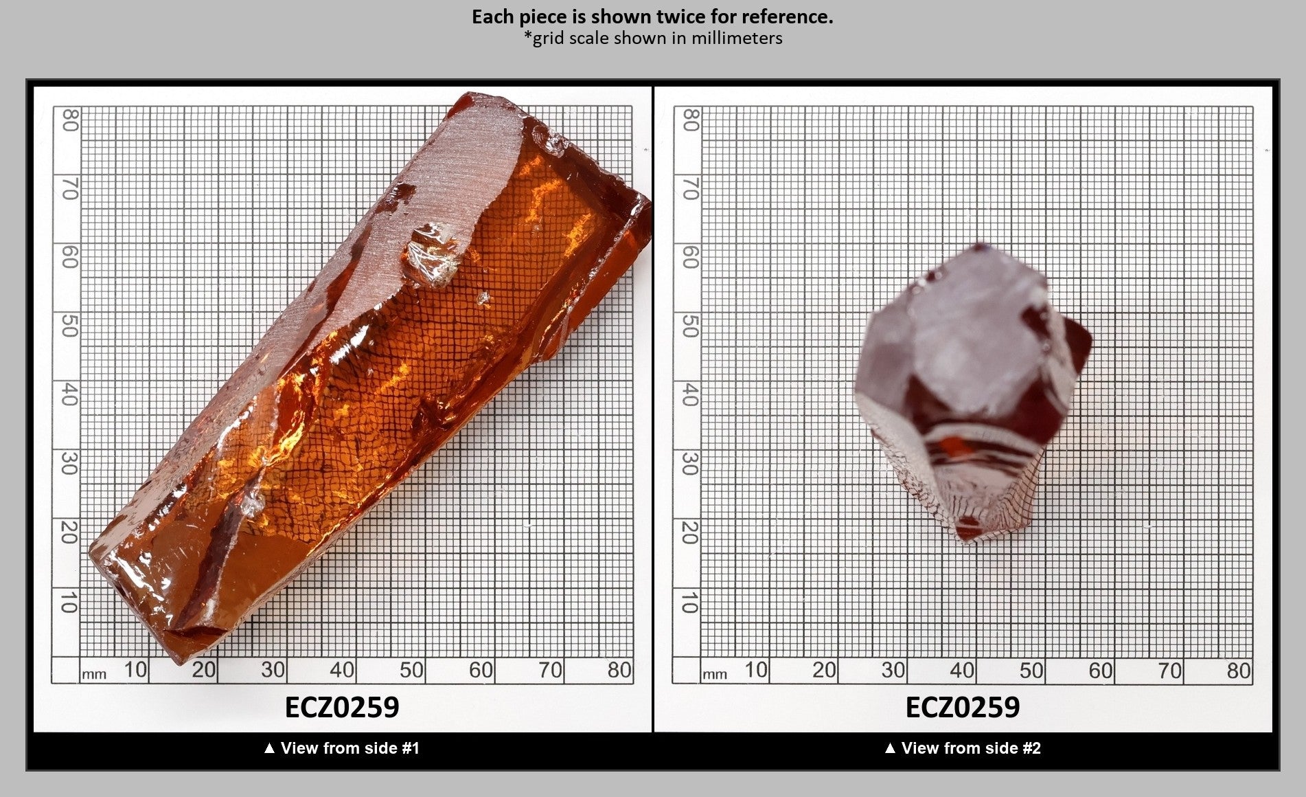 Champagne Cubic Zirconia Faceting Rough for Gem Cutting - Various Sizes : ECZ0259