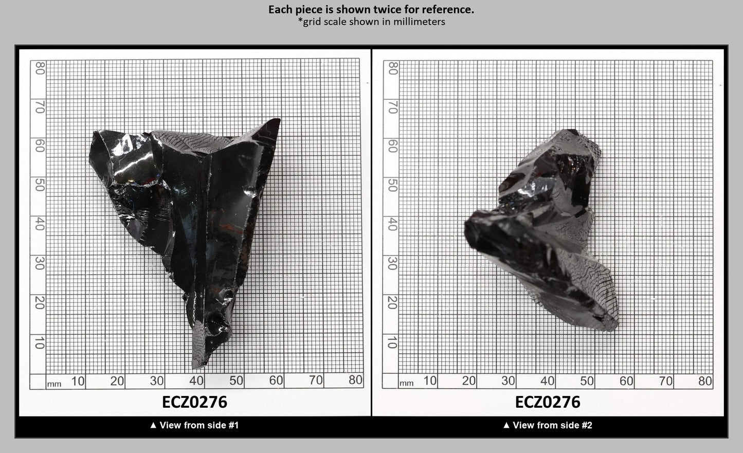 Black Cubic Zirconia Faceting Rough for Gem Cutting - Various Sizes : ECZ0276