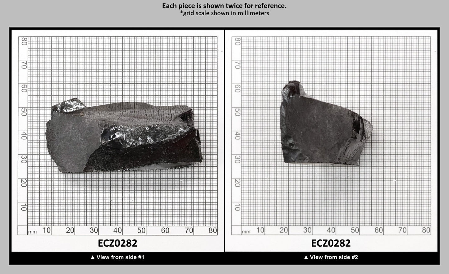 Black Cubic Zirconia Faceting Rough for Gem Cutting - Various Sizes : ECZ0282