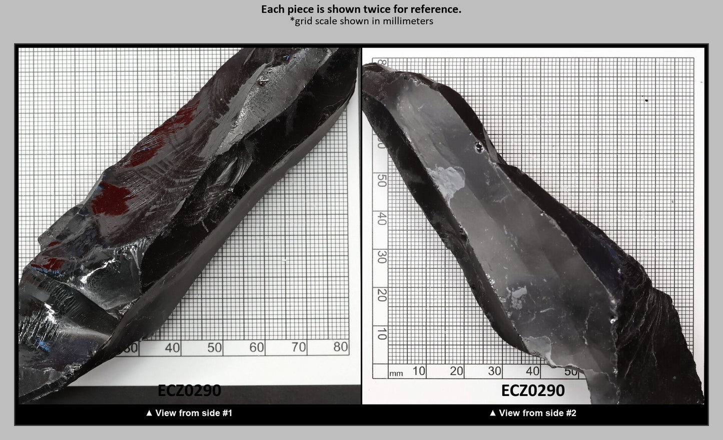 Black Cubic Zirconia Faceting Rough for Gem Cutting - Various Sizes : ECZ0290