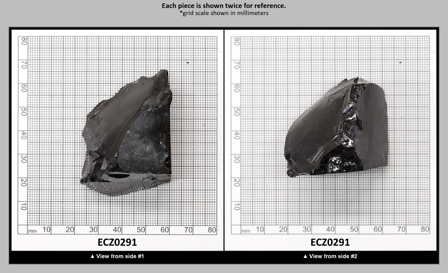 Black Cubic Zirconia Faceting Rough for Gem Cutting - Various Sizes : ECZ0291